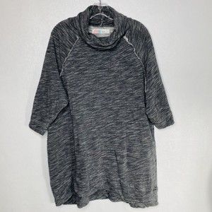 Free People FP Beach Womens One Size Gray Popover Top